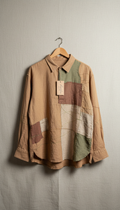 Reclaimed Linen Shirt With Visible Mending